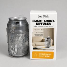 JUE FISH Can-Shaped USB Aroma Diffuser, 1 Piece (Option: 1 Piece)