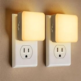 Dusk To Dawn Sensor Night Lights, Plug In, Auto On Off  2 Pack, Automatic LED Night Light For Bedroom  Hallway And Home (Option: MULTI)